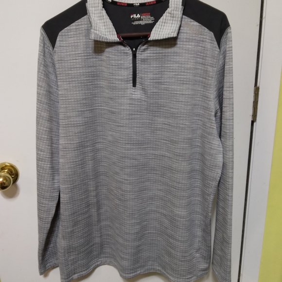 Fila Sport Mens XL 1/4 Zip Long Sleeve Polo, Pullover - Picture 1 of 7